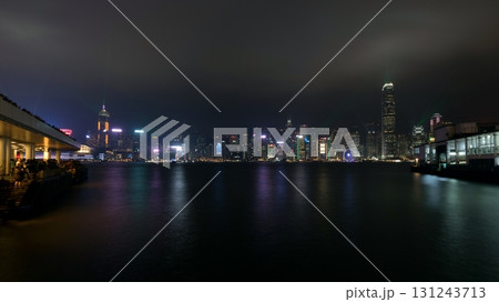 Victoria Harbour Night 131243713