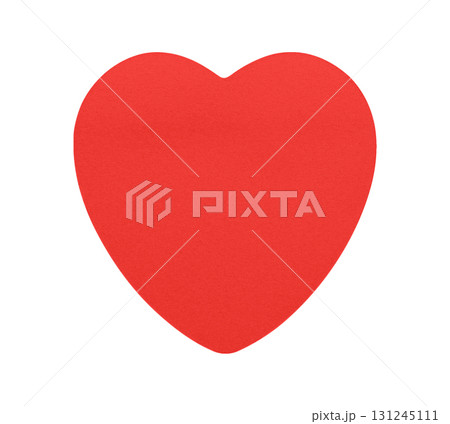 Vibrant Red Heart Memo Note 131245111