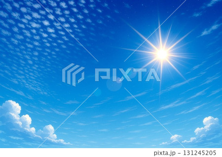 青空　神秘的　幻想的　アニメ調 131245205