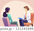 カウンセリングを受ける女性 131245899