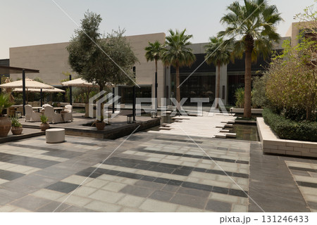 Modern Shopping District in Saudi Arabia 131246433