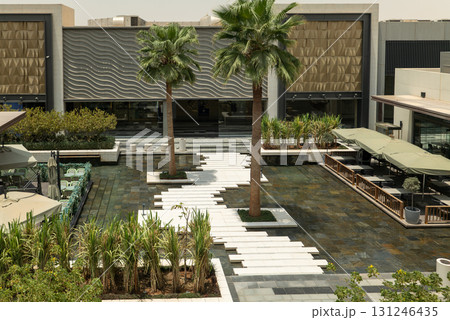 Modern Shopping District in Saudi Arabia 131246435