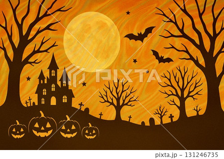ハロウィン　イメージ　ベクター 131246735