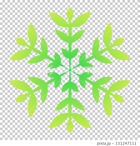 Green leaf pattern design on transparent background Green leaf pattern design on transparent background 131247111