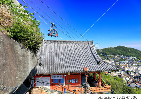 【広島県】千光寺山ロープウェイと尾道の町並み 131247586