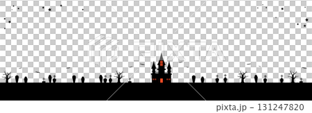 Autumn Material Halloween Banner Frame Background Star 131247820