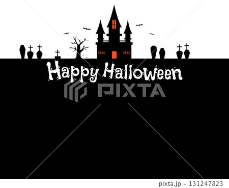 秋の素材 ハロウィンのフレーム枠 文字 秋の素材 ハロウィンのフレーム枠 文字 131247823