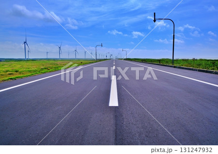 夏の北海道 オロロンラインの絶景 夏の北海道 オロロンラインの絶景 131247932