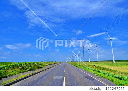 夏の北海道　オロロンラインの絶景 131247935