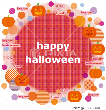 ハッピーハロウィーン happy halloween ジャック・オー・ランタン かぼちゃ チェック模 ハッピーハロウィーン happy halloween ジャック・オー・ランタン かぼちゃ チェック模 131248035