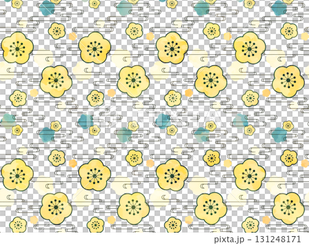 Japanese style background material of plum Japanese style background material of plum 131248171
