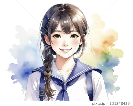 女子高生　AI生成画像 131248429