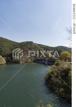 春の長野県上伊那郡箕輪町にあるもみじ湖 春の長野県上伊那郡箕輪町にあるもみじ湖 131248646