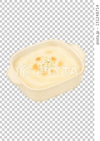 白醬多利亞水彩插畫PNG透明背景 131248714