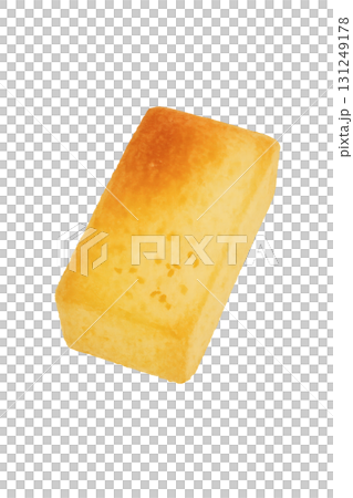 焼き色の金木犀フィナンシェ 水彩イラスト PNG 透過背景 131249178