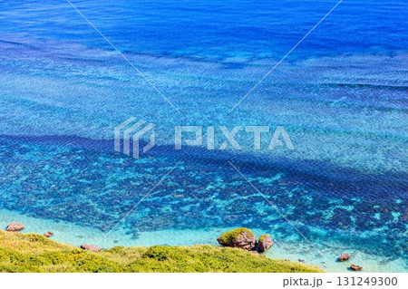 快晴の宮古島ドライブスポット 比嘉ロードパークからの眺望 131249300