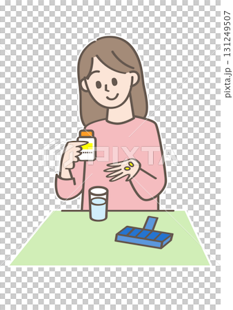 服用補充劑的人 服用補充劑的人 131249507