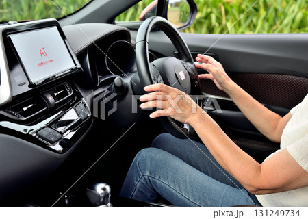 AI自動運転のイメージ AI自動運転のイメージ 131249734
