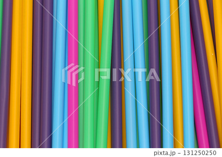Colorful plastic straws 131250250