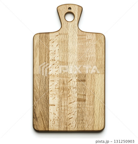 Wooden Cutting Board with Smooth Surface and Handle for Cooking and Kitchen Use 131250903
