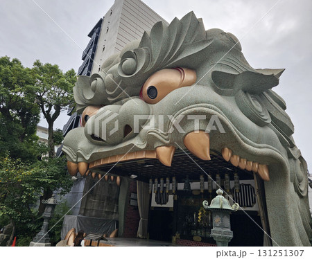 難波八阪神社　獅子殿　獅子舞台　大阪市 131251307