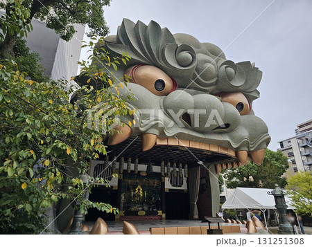 難波八阪神社　獅子殿　獅子舞台　大阪市 131251308
