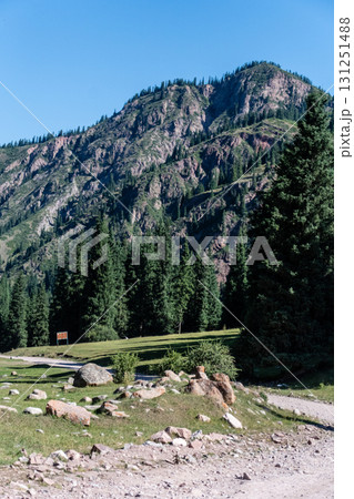 In the mountains of Kyrgyzstan 131251488