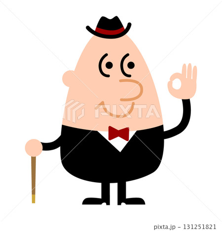 OKポーズをする男性 OKポーズをする男性 131251821