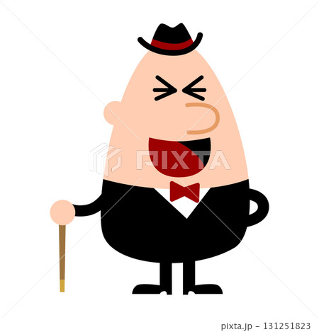 大笑いする男性 大笑いする男性 131251823