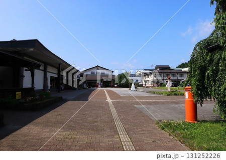 秋田　仙北　丸ポストのある風景（角館駅） 131252226