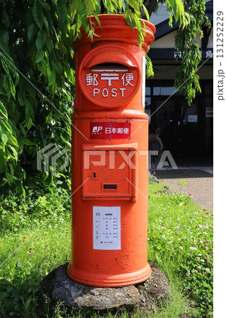 秋田　仙北　丸ポストのある風景（角館駅） 131252229