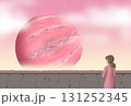 宇宙・宇宙空間 - 天体・少女・遠景・スペースファンタジー 131252345