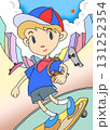 人物キャラクター - スケートボード・少年・都会・広場 131252354