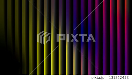 Ribbed glass Fractal Neon Abstract Background with Vertical Stripes and Neon Colors. Ribbed glass Fractal Neon Abstract Background with Vertical Stripes and Neon Colors. 131252438