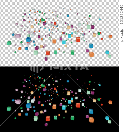 Background material: A collection of colorful squares 1 131252449