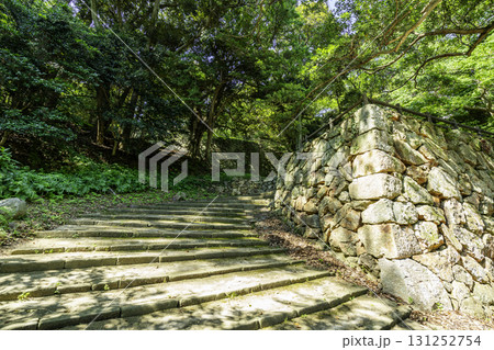 浜田 浜田城跡 曲輪石垣 島根県浜田市 浜田 浜田城跡 曲輪石垣 島根県浜田市 131252754