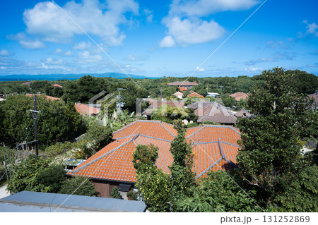 竹富島　集落の町並み 131252869