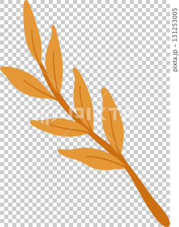 Maple leaf autumn harvest flat design illustration of seasonal food for holiday celebration 131253005