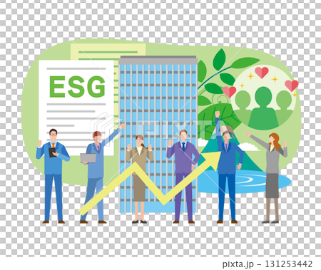企業ESG形象圖 131253442