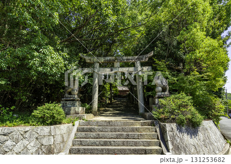 加茂八幡神社 鳥居 岡山県浅口市 加茂八幡神社 鳥居 岡山県浅口市 131253682