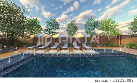 屋外スパ 屋外スパ 131253892