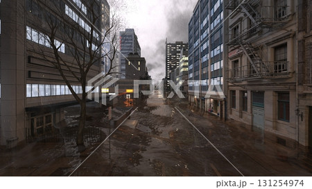 水没した都市 水没した都市 131254974