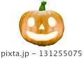 ハロウィンのかぼちゃランタン白バック背景 131255075