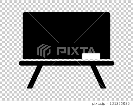 黒板のアイコン モノトーン 黒板のアイコン モノトーン 131255086