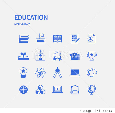 Simple Color Icon Set Simple Color Icon Set 131255243