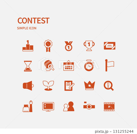 Simple Color Icon Set  131255244