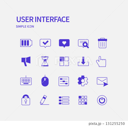 Simple Color Icon Set  131255250