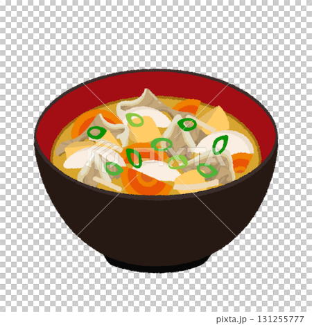 豚汁のイラスト 131255777