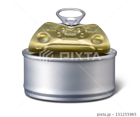 フタを開けた、缶詰 フタを開けた、缶詰 131255965