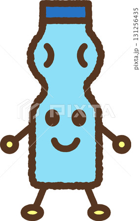 キャラクター風の飲み物アイコン　ラムネ 131256435